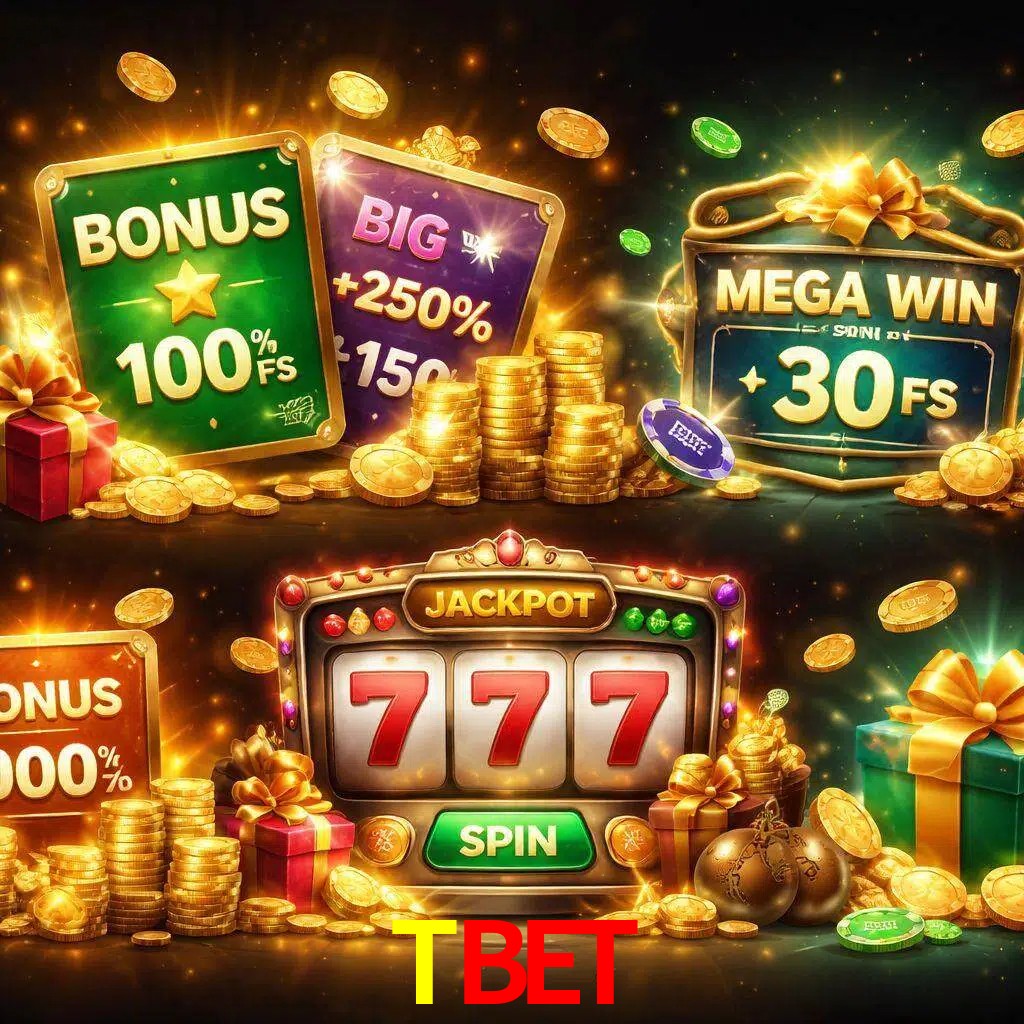Tipos de bonos TBET incluyendo recompensas de bienvenida y promociones continuas